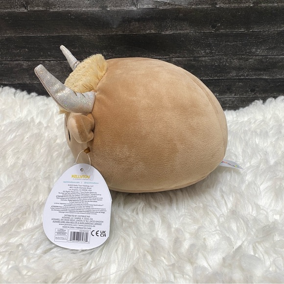 🆕 SQUISHMALLOWS MARSHAL THE HIGHLAND BROWN COW STACKABLE FARM ANIMAL PLUSH TOY - Picture 2 of 7